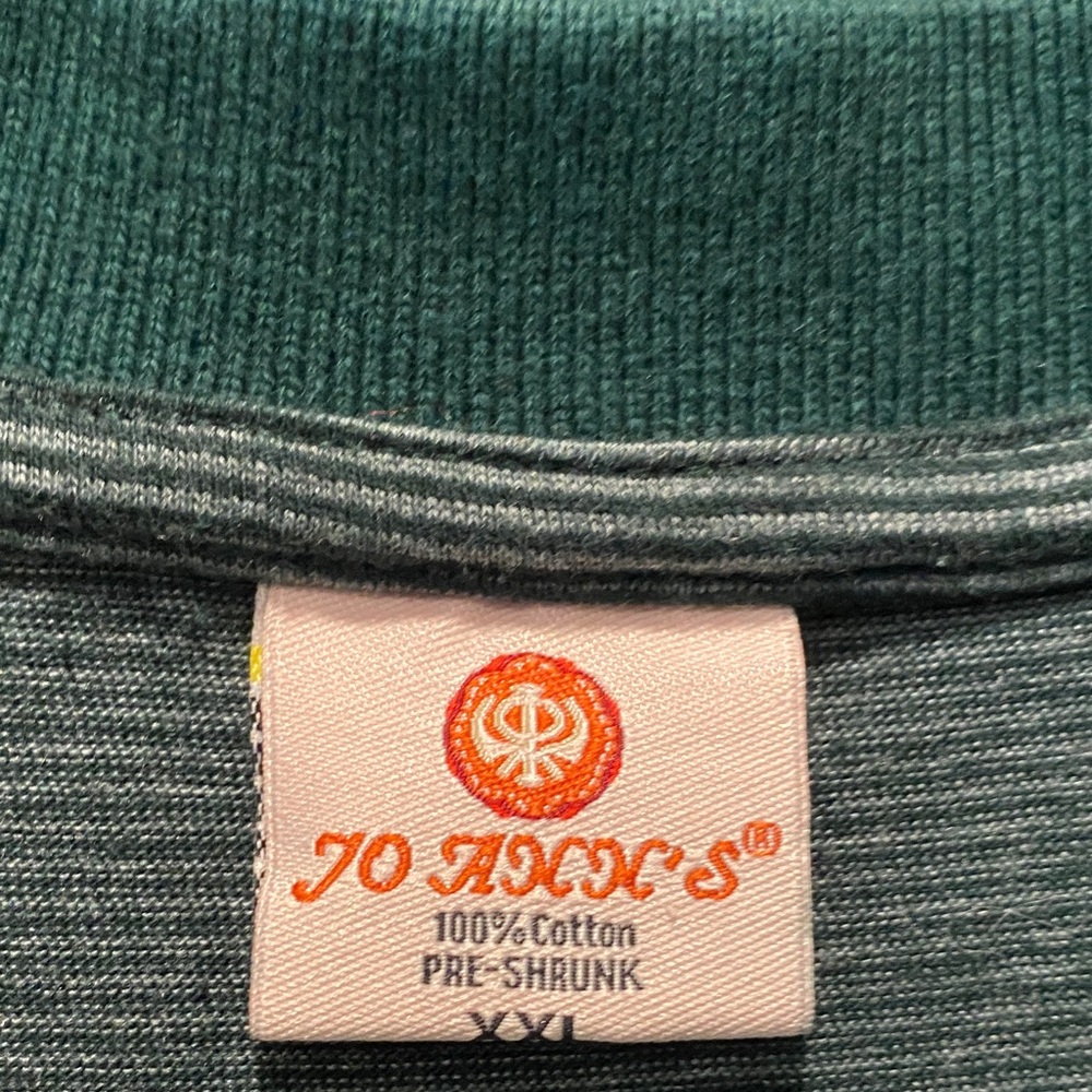 Bahamas Sailboat Polo Shirt XXL Green Striped Embroidered Resort Vintage Travel - Picture 2 of 6
